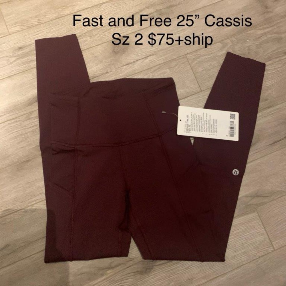lululemon athletica Cassis Leggings - Deep Plum